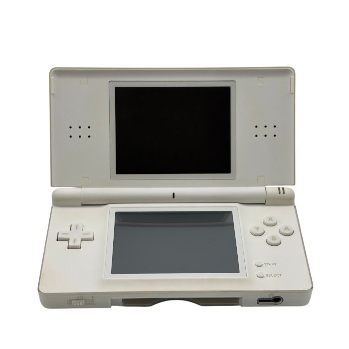 NINTENDO DS Lite クリスタルホワイト 本体 任天堂 ゲーム機 充電器付 USG-001 中古 W1