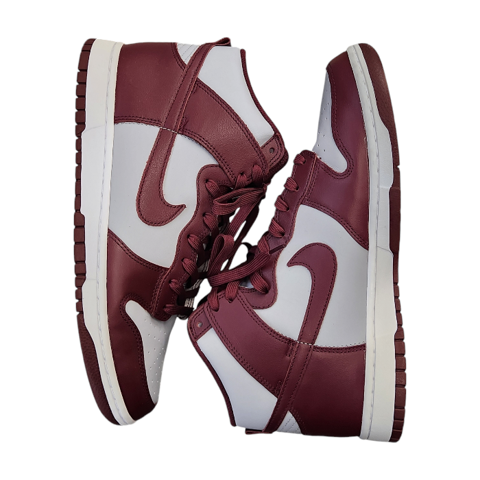 NIKE ナイキ DUNK HIGH RETRO  ダンク ハイ レトロ スニーカー メンズ ハイカット ノンエア ダークビートルート/ウルフグレー 28.5cm DD1399-600 中古 T1