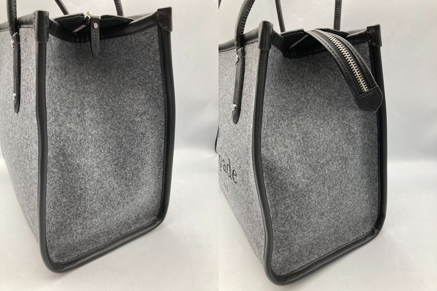 kate spade ケイトスペード エラ フェルト トートバッグ 中古 D4