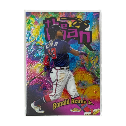 TOPPS MLBカード FINEST RONALD ACUNA JR. ATLANTA BRAVES #FTM-11 中古 IT1