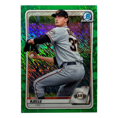 TOPPS MLBカード BOWMAN CHROME SEAN HJELLE SAN FRANCISCO GIANTS /99 #BCP-215 中古 IT2