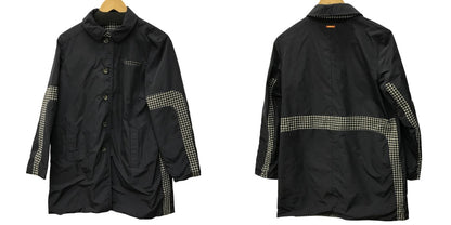 LENER レネール リバーシブル コート サイズ42 12730-00317 アウター レディース 総柄 ネイビー 中古 W1