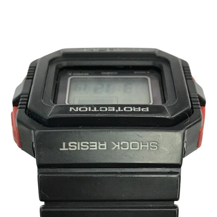 CASIO G-SHOCK 腕時計 メンズ デジタル タフソーラー スクエアフェイス 復刻モデル ブラック G-5500-1JF 中古 T1
