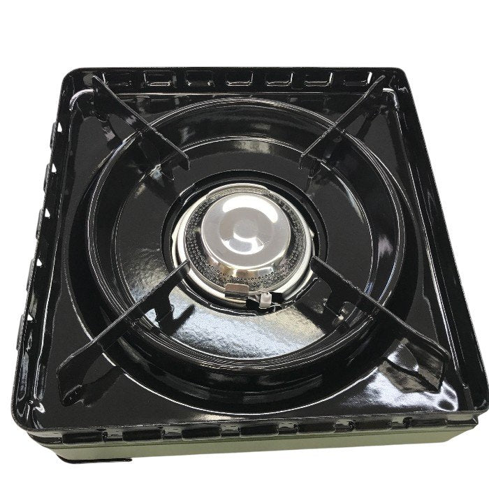 Iwatani イワタニ カセットコンロ カセットフー タフまるJr. オリーブ CB-ODX-JR 中古 Y1