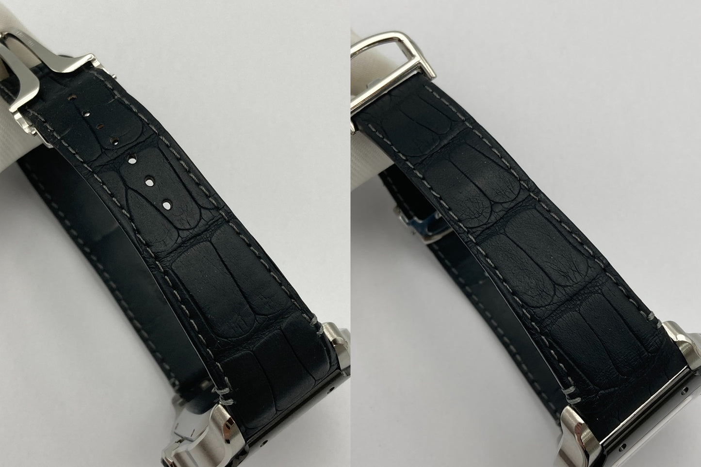 Cartier サントス ドゥ カルティエ クロノグラフ XL WSSA0017 自動巻 腕時計 中古 D4