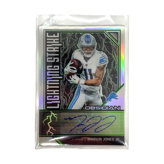 PANINI NFLカード OBSIDIAN LIGHTNING STRIKE MARVIN JONES JR. DETROIT LIONS 22/25 #LS-MJO 中古 IT1