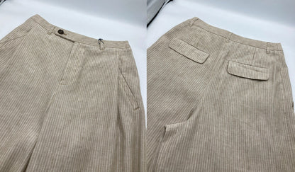 HUMAN WOMAN ヒューマンウーマン ポリエステル/レーヨンリネンパンツ 077-0130518 サイズS レディース 中古 D4