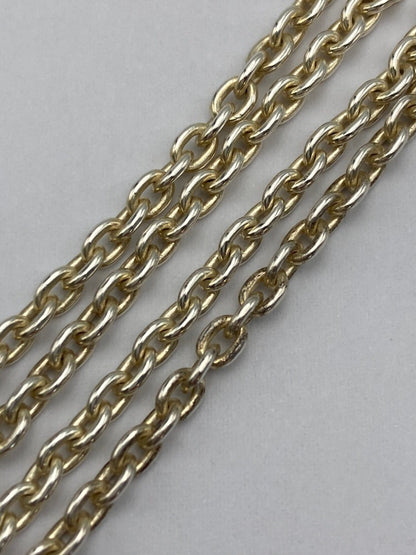 GUCCI グッチ Gモチーフ ネックレス シルバー925 ユニセックス 中古 D4