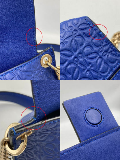 LOEWE ロエベ リピートアナグラム アベニュー チェーン ショルダーバッグ 中古 D4