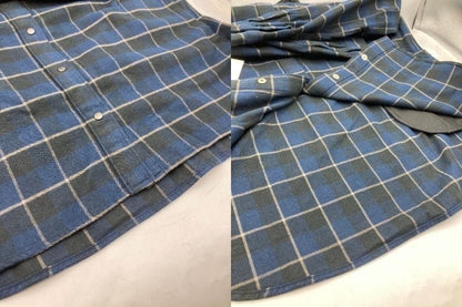 human woman ヒューマンウーマン 起毛チェックブラウス 077-3210101 サイズM 中古 D4