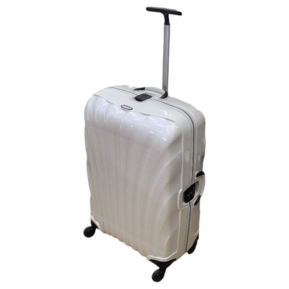 Samsonite サムソナイト ライトロックト スピナー 75 スーツケース 93L ハード フレームタイプ キャリー TSAナンバーロック ホワイト 中古 T1