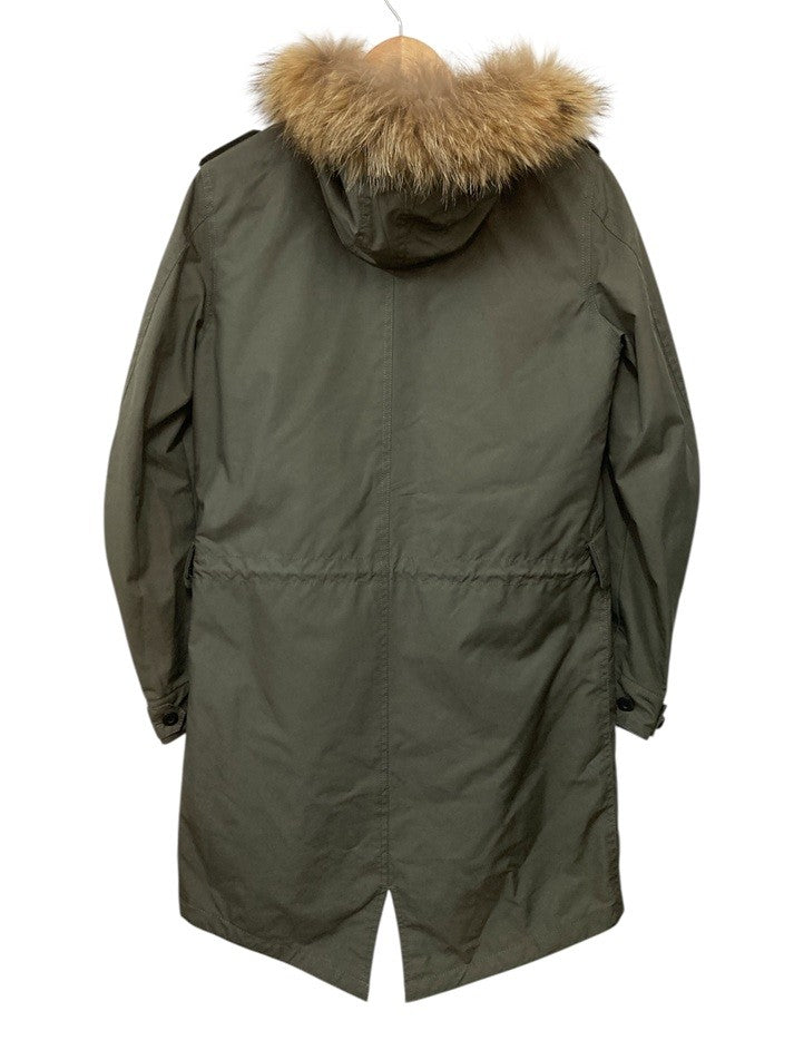 MEN’S MELROSE メンズメルローズ ライナー付 モッズコート カーキ サイズ3 メンズ 中古 D4