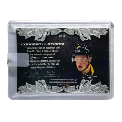 未開封品 Leaf NHLカード Q JACK EICHEL SABRES #BA-JE1 中古 IT2