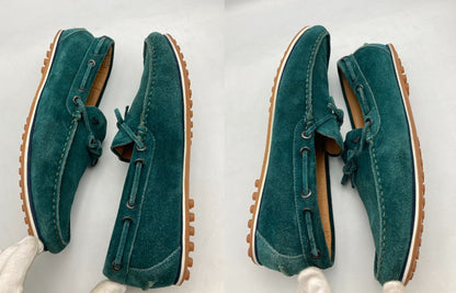 Emporio Armani エンポリオアルマーニ スウェード デッキシューズ サイズ7 メンズ 中古 D4