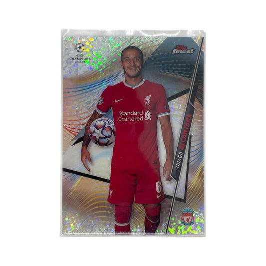 TOPPS サッカーカード FINEST THIAGO ALCANTARA LIVERPOOL 156/175 #7 中古 IT1