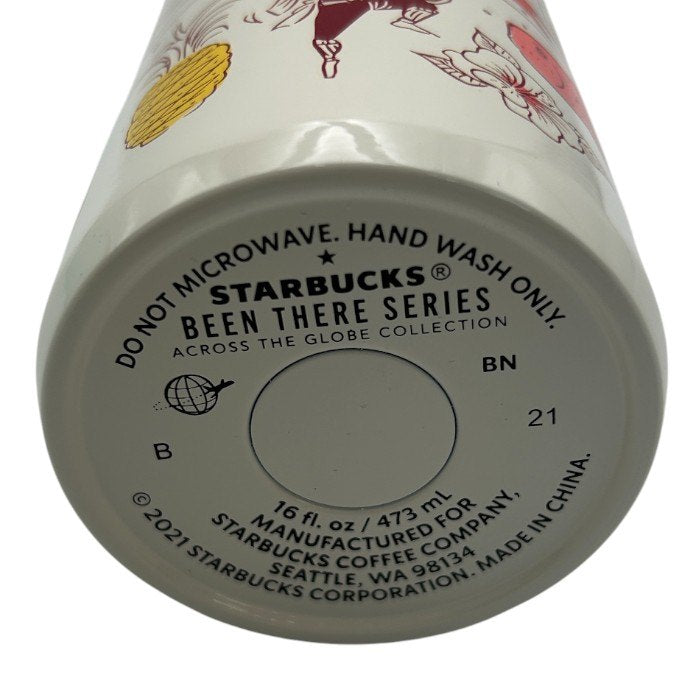 未使用品 スターバックス スタバ ステンレスボトル 2021 沖縄 Been There Series ステンレスボトル OKINAWA 473ml STARBUCKS 食器 水筒 かわいい 中古 W４