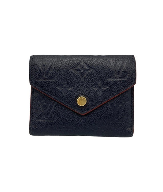 LOUIS VUITTON ルイヴィトン モノグラム・アンプラント ポルトフォイユヴィクトリーヌ マリーヌルージュ 三つ折り財布 M64577 中古 D4