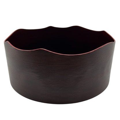今日 千歳盆 堅地本漆塗 木製 茶道 茶道具 和風 中古 W４