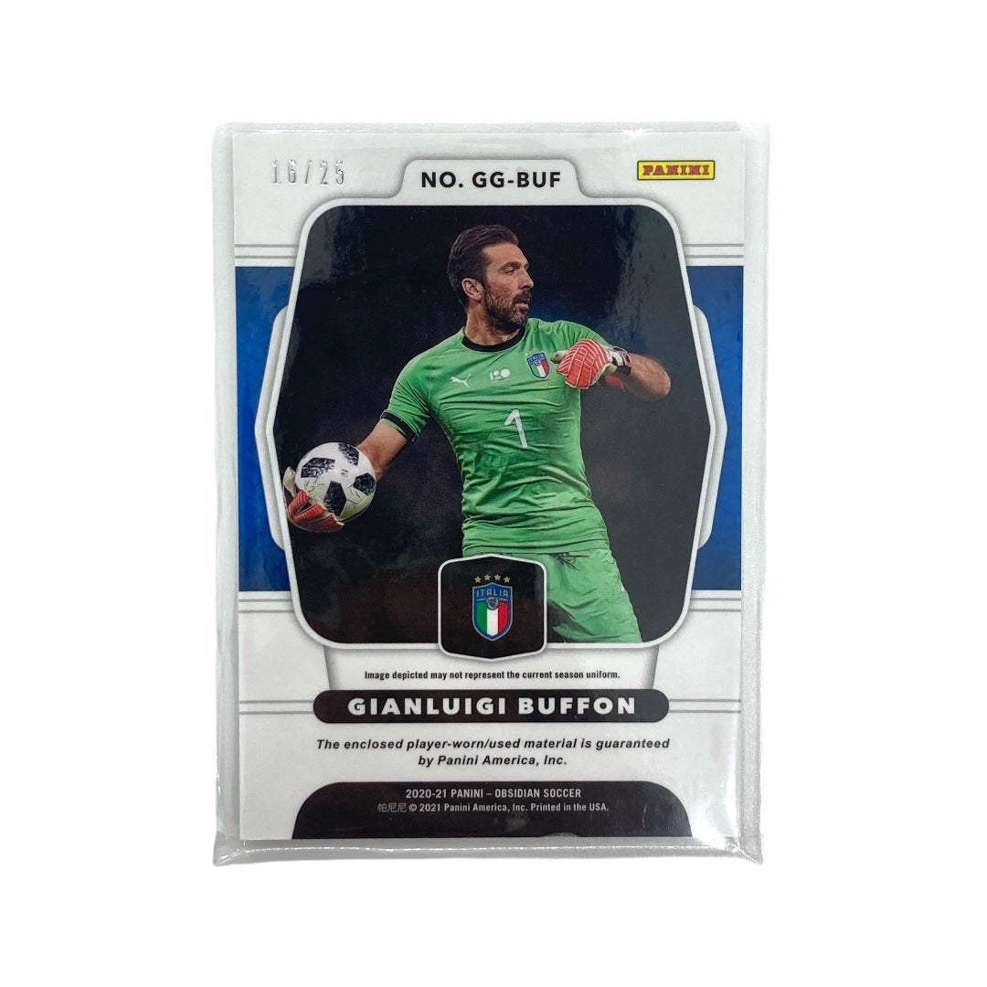 PANINI サッカーカード OBSIDIAN GIANLUIGI BUFFON ITALY 16/25 #GG-BUF 中古 IT1