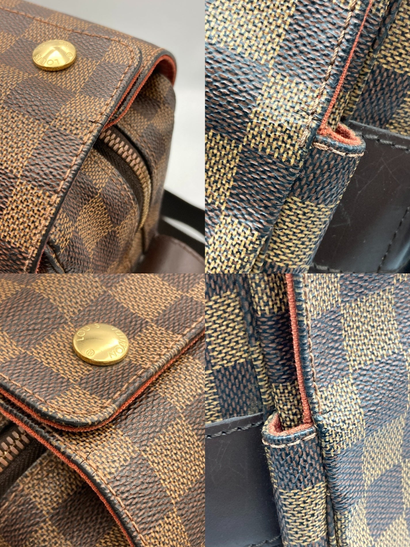 LOUIS VUITTON ルイヴィトン ダミエ エベヌ ナヴィグリオ ショルダーバッグ N45255 中古 D4