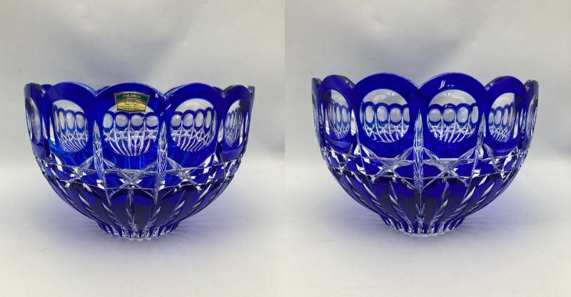 POLONIA ポロニア クリスタルガラス ボウル 2点セット 中古 D4