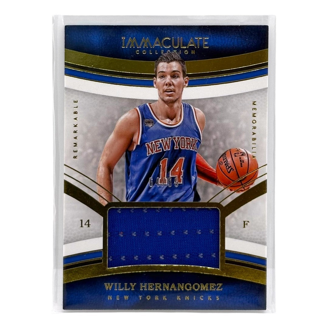 PANINI NBAカード IMMACULATE COLLECTION WILLY HERNANGOMEZ NEW YORK KNICKS /99 #RM-WLH 中古 IT1
