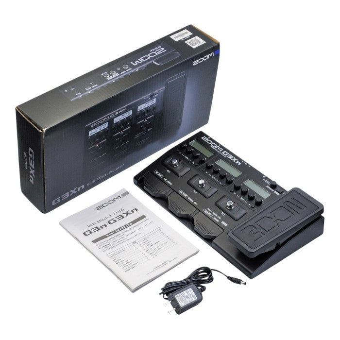 ZOOM ズーム ギター用 マルチエフェクター G3Xn エクスプレッションペダル付き 中古 a1