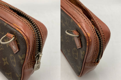 LOUIS VUITTON ルイヴィトン モノグラム 旧型 ポシェットマルリー バンドリエール M51828 中古 D4