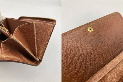 LOUIS VUITTON ルイヴィトン モノグラム ポルトモネ ビエ トレゾール M61730 中古 D4