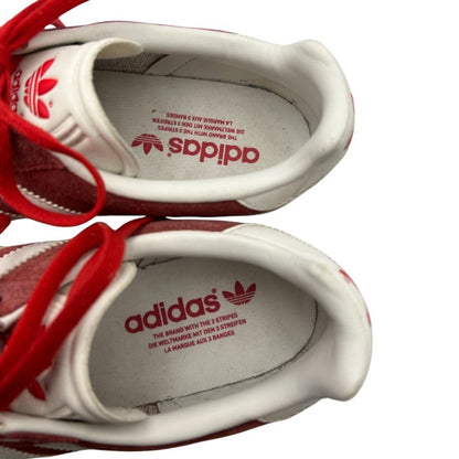 adidas アディダスオリジナルス GAZELLE ガゼル スニーカー BB5242 27.5cm 靴 シューズ メンズ レッド スエード 中古 W４