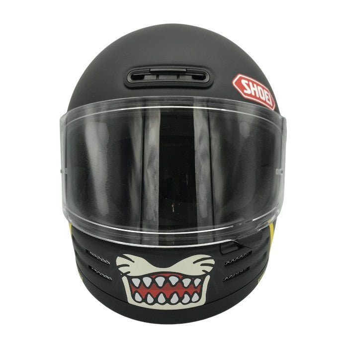 SHOEI Glamster CHEETAH CUSTOM CYCLES ヘルメット フルフェイス PSC バイク 限定モデル チーターカスタムサイクルズ ブラック Lサイズ 中古 T1