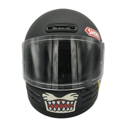 SHOEI Glamster CHEETAH CUSTOM CYCLES ヘルメット フルフェイス PSC バイク 限定モデル チーターカスタムサイクルズ ブラック Lサイズ 中古 T1