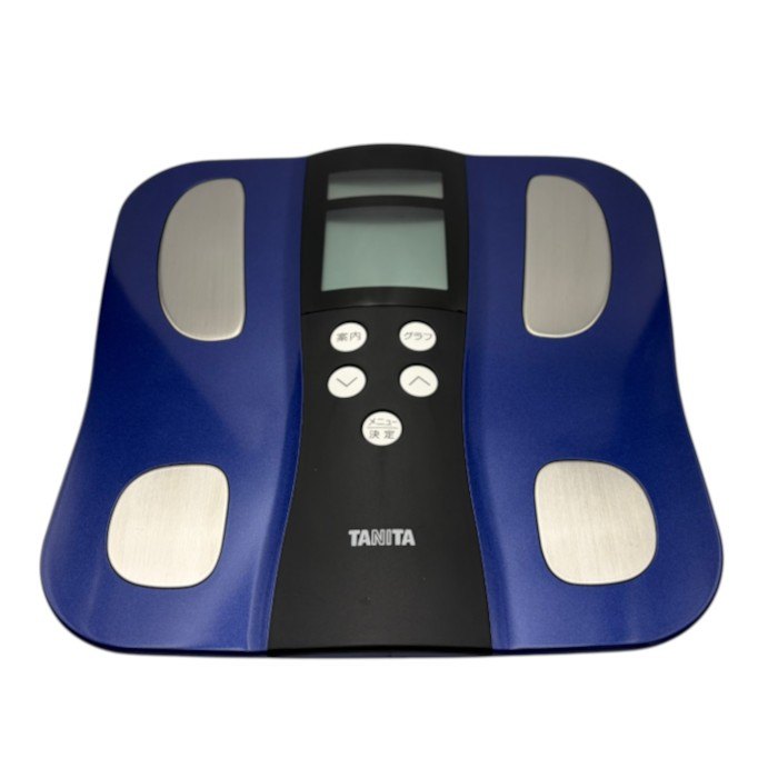 TANITA タニタ 体組成計 BC-J03 体重計 体脂肪 ブルー 家電製品 健康家電 中古 W４