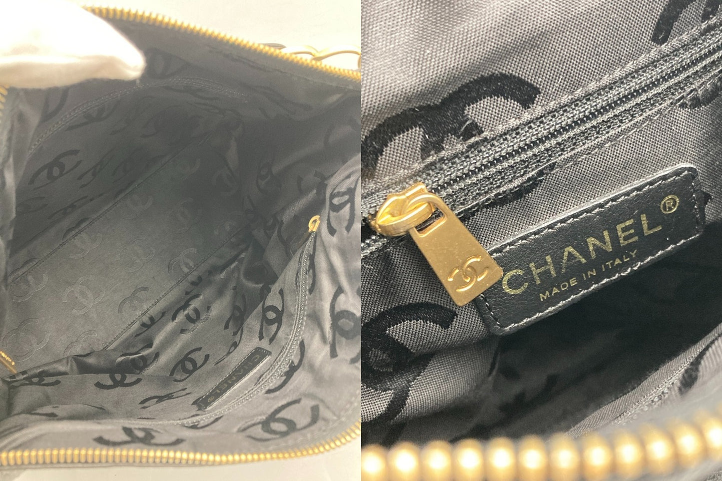 CHANEL シャネル キャビアスキン ココマーク ワンショルダーバッグ 中古 D4