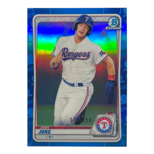 TOPPS MLBカード BOWMAN CHROME JOSH JUNG TEXAS RANGERS /150 #BD-197 中古 IT2