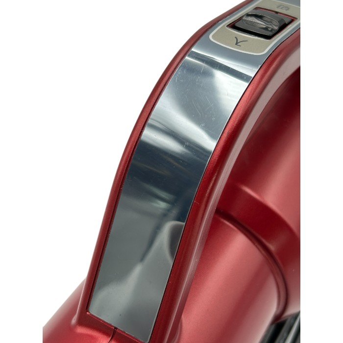 IRIS OHYAMA アイリスオーヤマ 紙パック式 スティッククリーナー フロアブラシタイプ レッド IC-SB3 掃除機 ACコード式 極細軽量 吸引仕事率70W 中古 W４