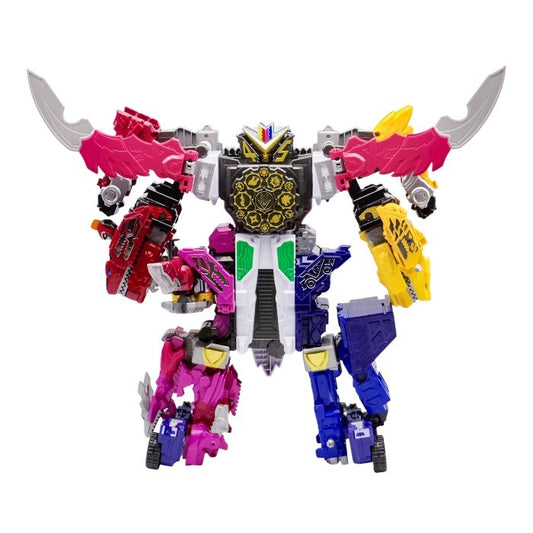BANDAI 機界戦隊ゼンカイジャー DX ゼンリョクゼンカイオーセット (ゼンカイコンビネーションセット＆ゼンリョクゼンカイキャノン) 中古 a1