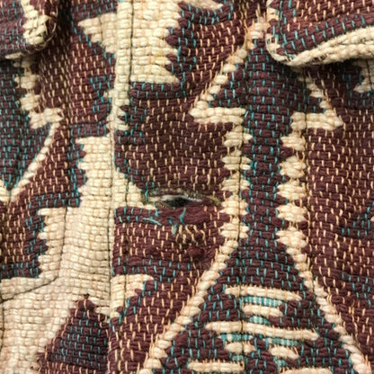 KOMODO コモド ジャケット メンズ コットン ネイティブ カバーオール 厚手シャツ ハンドメイド ベージュ/ブラウン Mサイズ 中古 T1