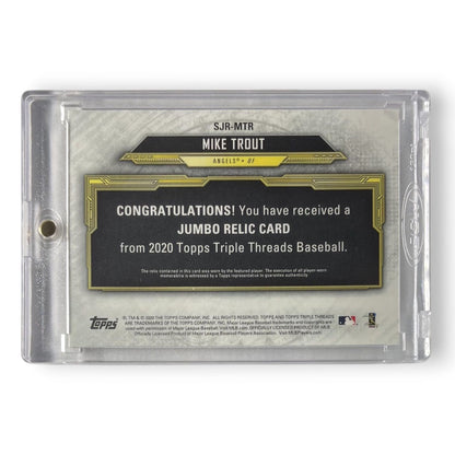 TOPPS MLBカード TRIPLE THREADS MIKE TROUT ANGELS /9 #SJR-MTR 中古 IT2