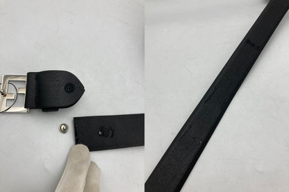 FENDI フェンディ Fバックル レザーベルト メンズ 中古 D4