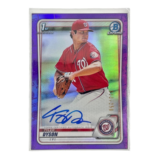 TOPPS MLBカード BOWMAN CHROME 1ST TYLER DYSON WASHINGTON NATIONALS /250 #CPA-TDY 中古 IT1