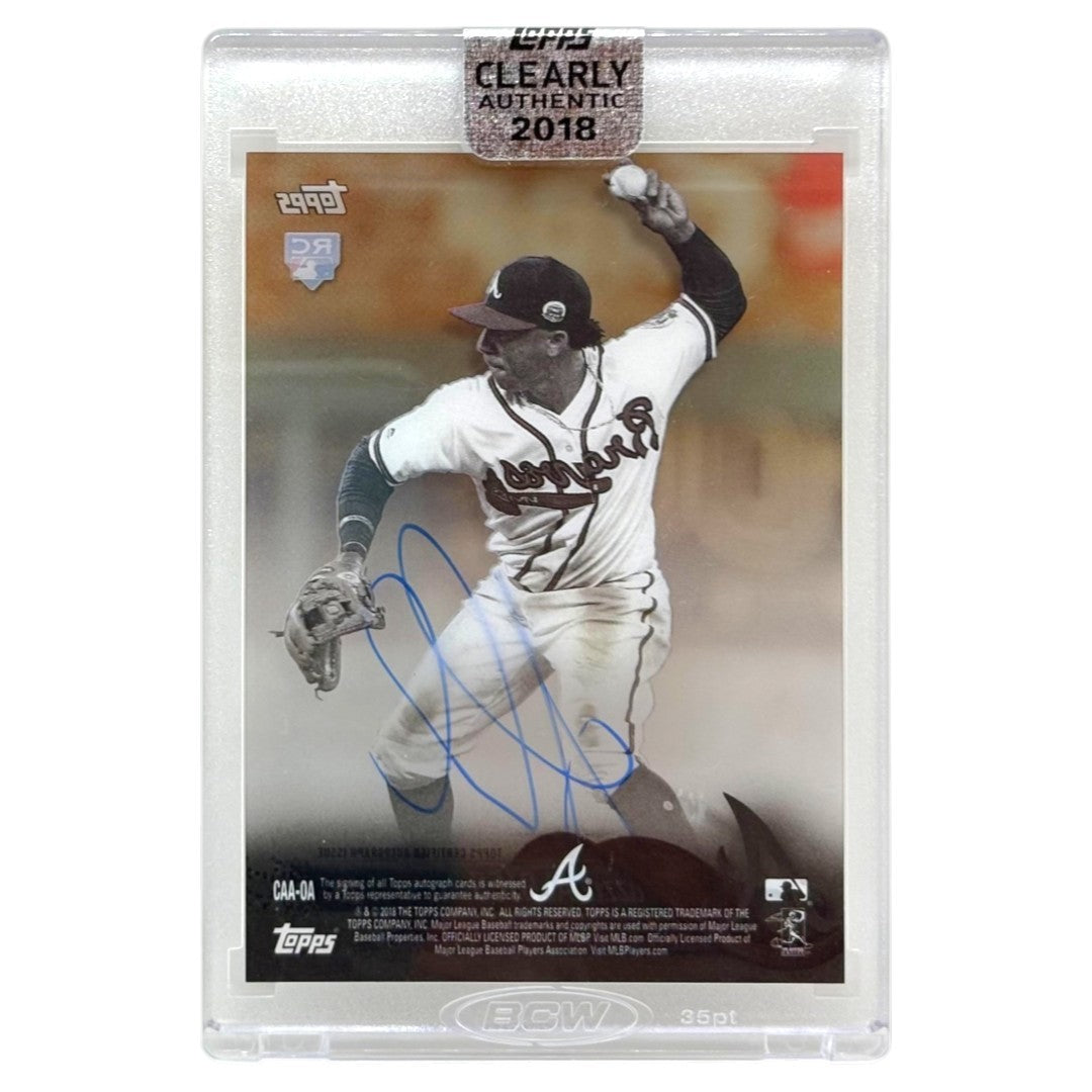 未開封品 TOPPS MLBカード CLEARLY AUTHENTIC OZZIE ALBIES ATLANTA BRAVES #CAA-OA 中古 IT1