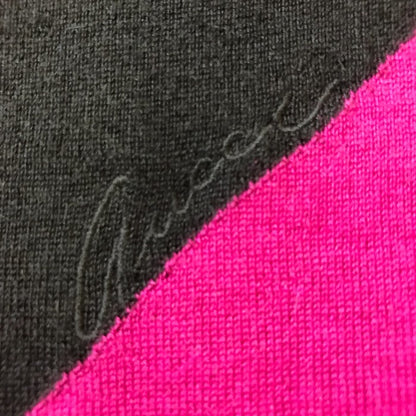 GUCCI グッチ ニット トップス レディース 長袖 ニット 薄手 ハート柄 ピンク系 Sサイズ セーター ブランド 秋 冬 中古 KW1