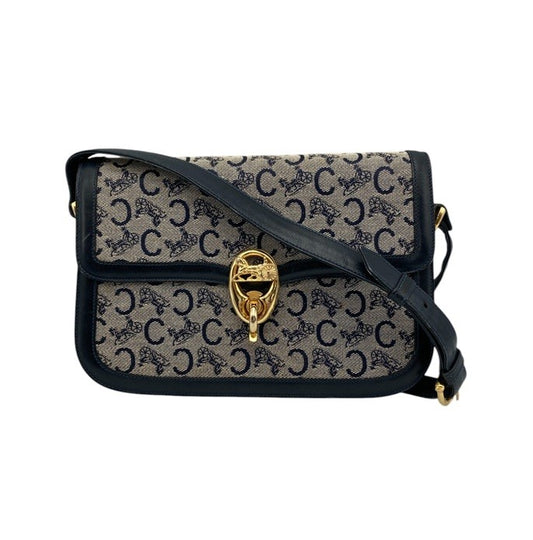 CELINE セリーヌ Cサルキー 肩掛け ショルダーバッグ レディース 中古 D4