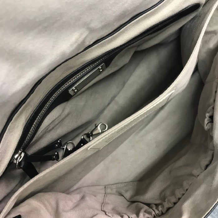 ZANELLATO ザネラート ポスティーナ ショルダーバッグ レディース 2way ハンドバッグ レザー POSTINA ターンロック ブラック 中古 T1