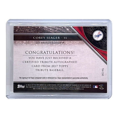 TOPPS MLBカード TRIBUTE COREY SEAGER LOS ANGELES DODGERS /50 #TA-CSE 中古 IT1
