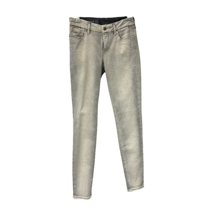ARMANI EXCHANGE アルマーニ エクスチェンジ スキニー JAMBE ETROIT 27 パンツ ボトムス レディース ズボン グレー デニム ジーンズ 中古 W４