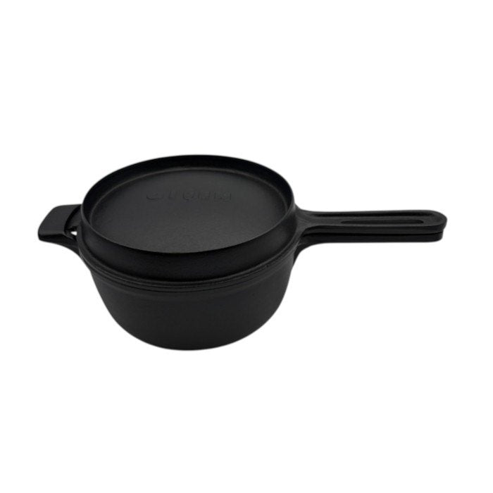 未使用品 南部鉄 盛栄堂 ダッチオーブン 20cm 片手鍋 鍋 キッチン用品 調理器具 天火 中古 W1