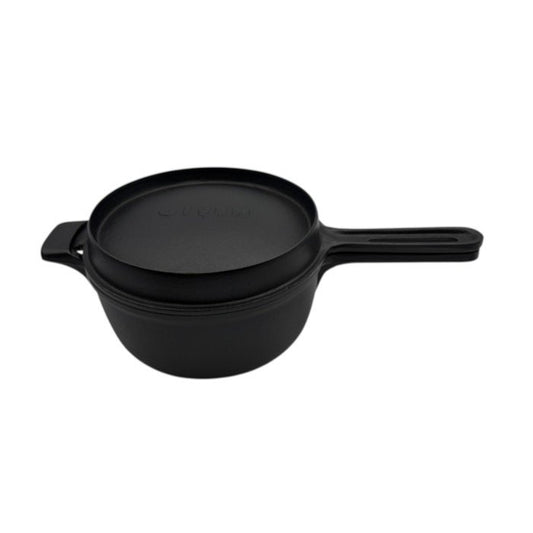 未使用品 南部鉄 盛栄堂 ダッチオーブン 20cm 片手鍋 鍋 キッチン用品 調理器具 天火 中古 W1