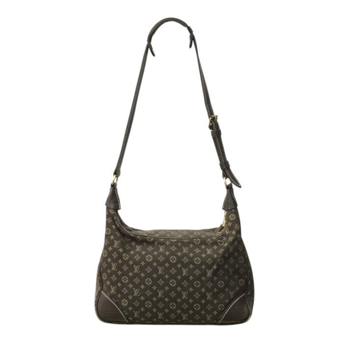 LOUIS VUITTON ルイヴィトン モノグラム ミニラン ブローニュ ショルダーバッグ レディース 肩掛け セミショルダー ブラウン M95225 中古 T1